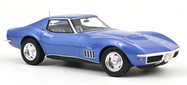 189034 Chevrolet Corvette Coupe 1969 Le Mans Blue 1:18